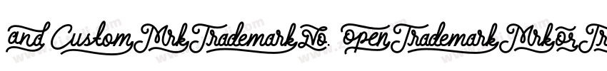 Marck Script Regular字体转换